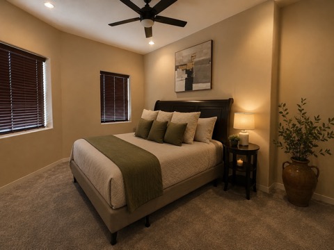 The Hideaway Room — Somebody Always Claims It First — The Albatross 11-bedroom golf mansion near Wolf Creek, Mesquite NV